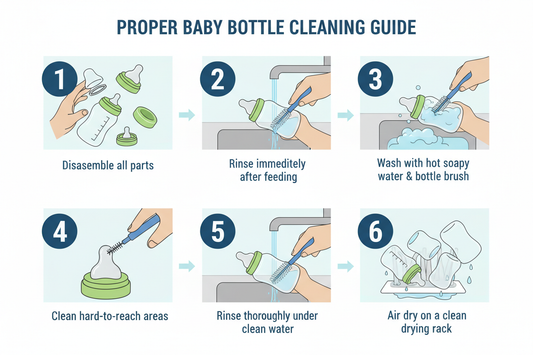How to Wash Baby Bottles the Right Way: Cleaning & Sterilizing Guide